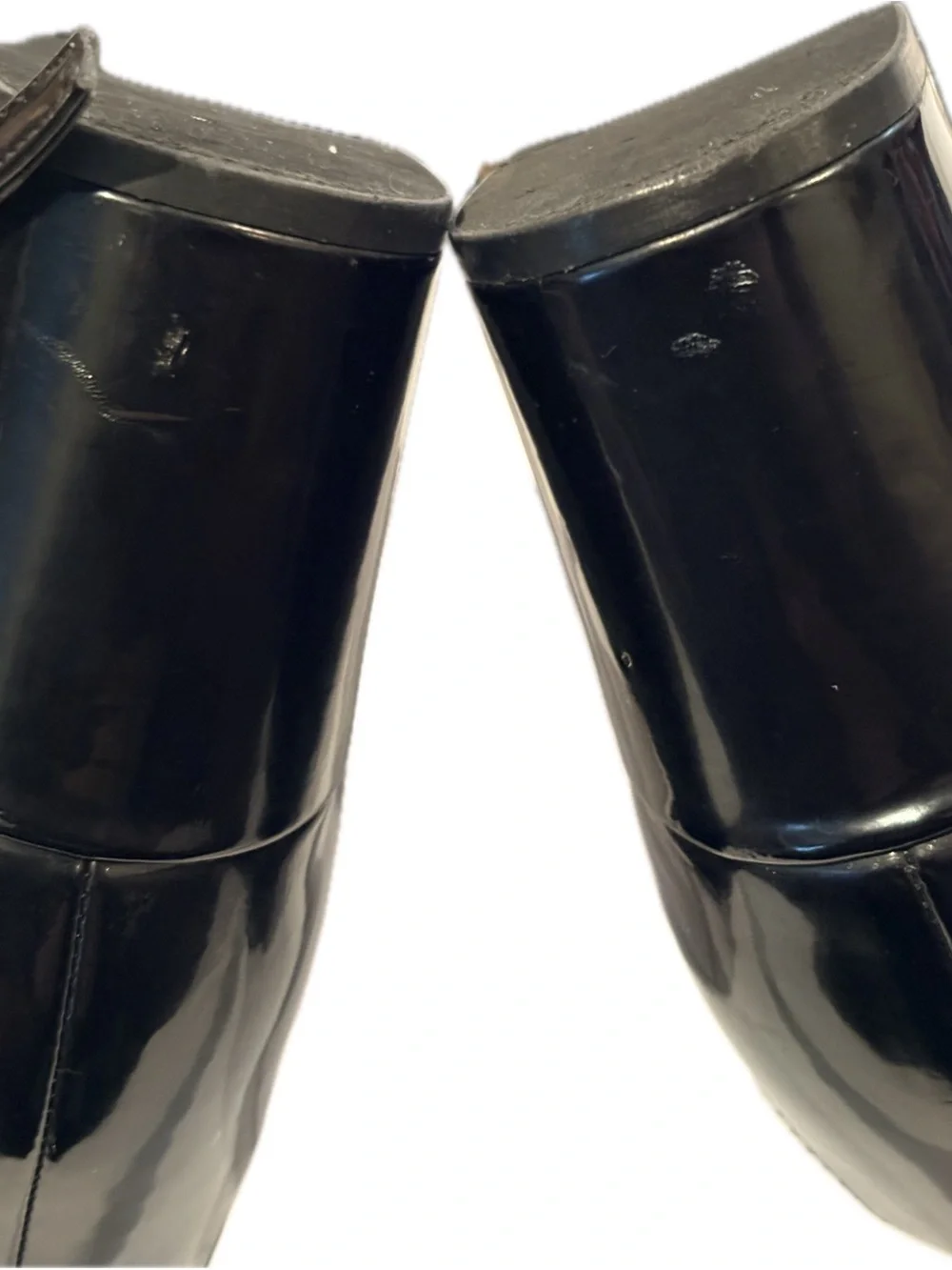 Unisa Black Patent Strappy Open-Toe Heels